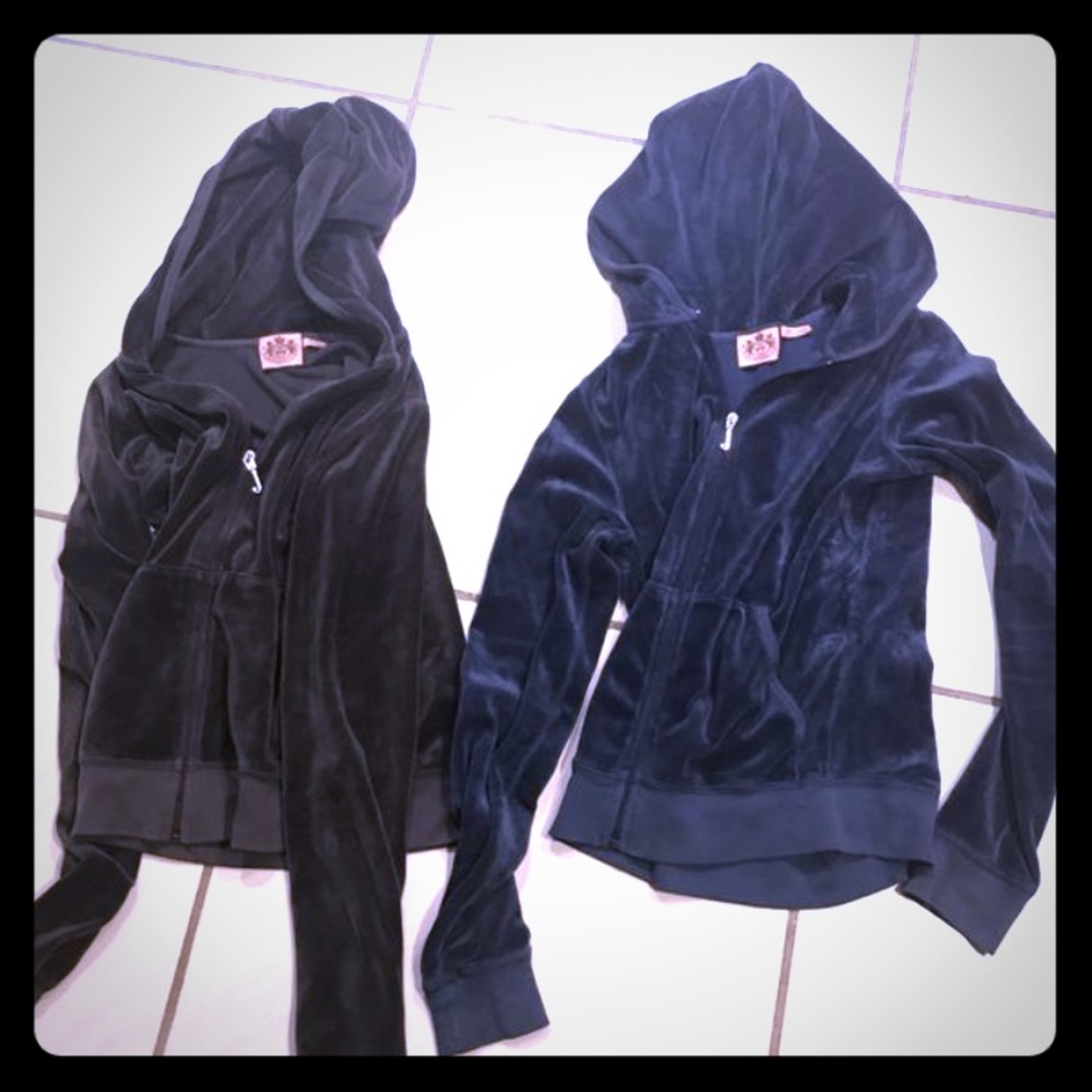 3 juicy couture zip ups
